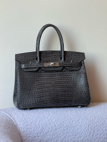Hermes Birkin croc