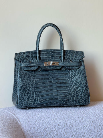 Hermes Birkin croc