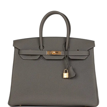 Hermès Birkin 35 Gris Meyer Togo Gold Hardware