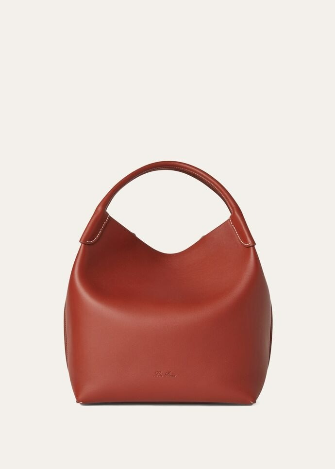 Loro Piana Large Bale bag Smooth Calfskin