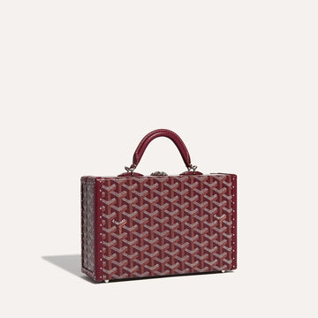 Goyard Grand Hôtel Trunk Bag Burgundy