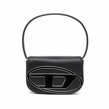 Diesel 1DR Leather Shoulder Bag | Black
