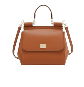 Dolce & Gabbana | Miss Sicily Bag In Brown Leather