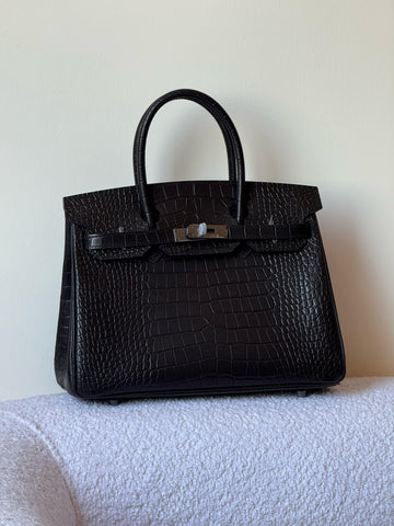 Hermes Birkin croc