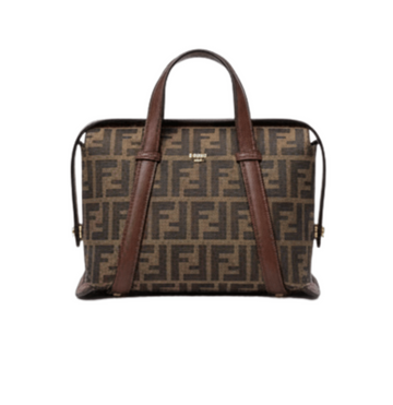 Fendi | Ff Jacquard Medium Boston Bag